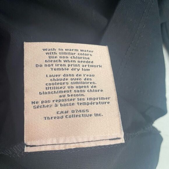 BADGLEY MISCHA Women’s Black‎ Artistic Graphic Cotton Tee Shirt Size Medium New - Picture 3 of 6